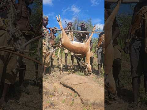 Hadzabe Successful Morning Hunt
