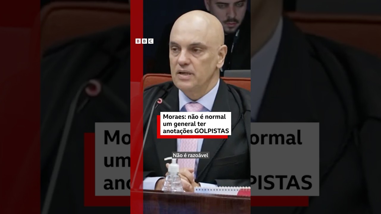 Moraes não é normal um general ter anotações golpistas
