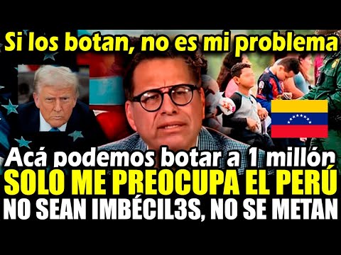 Phillip pide al Perú no meterse x deportaciones de venez0lanos en EEUU y aránceles a otros países