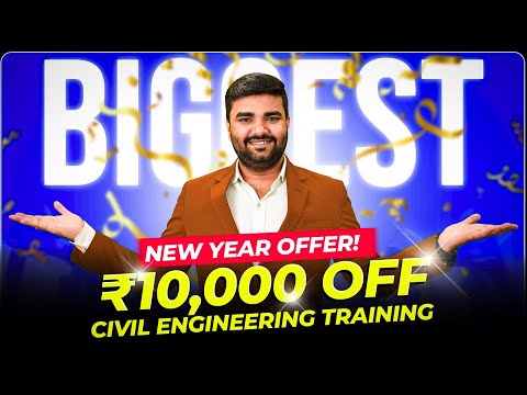 New Year Offer for Civil Engineers | ₹10,000 OFF on Building, Highway & BIM Training Courses