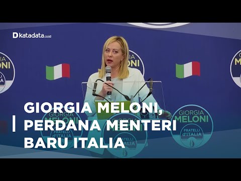Giorgia Meloni, Pemimpin Partai Sayap Kanan, Jadi Perdana Menteri Italia | Katadata Indonesia