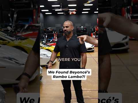 We Found Beyoncé’s Rambo Lambo?!