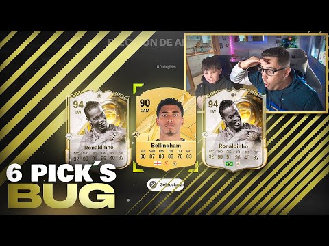 ABRIMOS EL PICK BUG X6 QUE DICEN QUE TOCA RONALDINHO SUCESION !! EA FC25