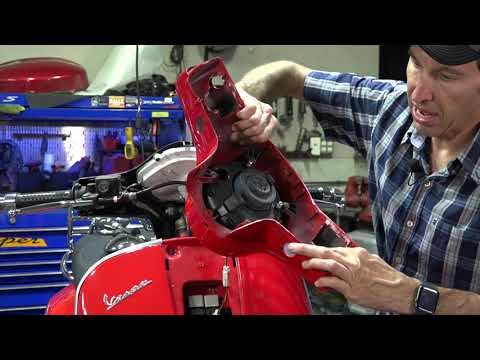 How To Replace the Brake Light Switch on a Modern Vespa GTS