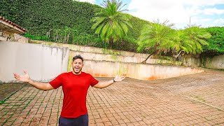 FINALMENTE CONSEGUI FAZER O JARDIM DA NOSSA MANSÃO ABANDONADA