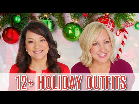 ✨12+ Holiday Outfits for Women Over 40 | Dressy & Casual Holiday Outfits 2024