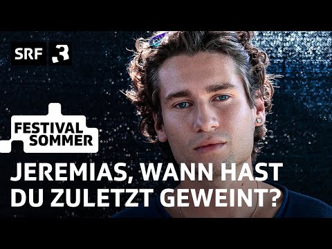 Heitere: Jeremias schämt sich für seinen Spitznamen (Sprinterview) | Festivalsommer 2024 | SRF 3