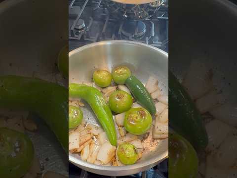 Chicken Chile Verde # #cooking #oldscoolkevmo #food