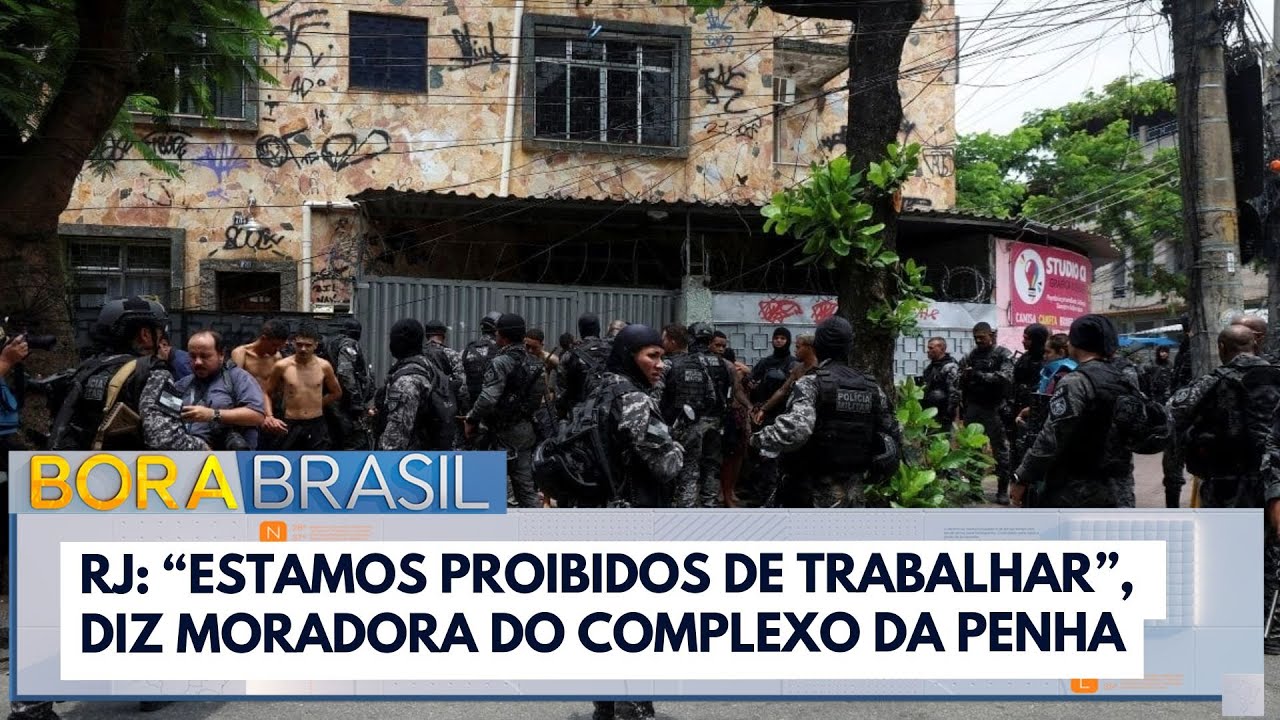 RJ Estamos proibidos de trabalhar diz moradora do Complexo da Penha  TV Online RJ Estamos proibidos de trabalhar diz moradora do Complexo da Penha