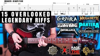 15 Underrated But Legendary Guitar Riffs | With Tabs