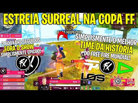 MEU DEUSSS FLUXOOOO!  A MAIOR ESTREIA DA COPA FF COM 2 BOOYAHS SEGUIDOSSSS! SIMPLISMENTE EPICOO!