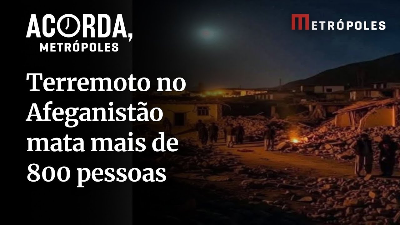 Terremoto no Afeganistão mata mais de 800 pessoas