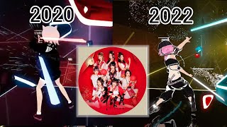 [Beat Saber] 2020 VS 2022 寄明月 - SING女團  (Expert+) [ Full Body Tracking