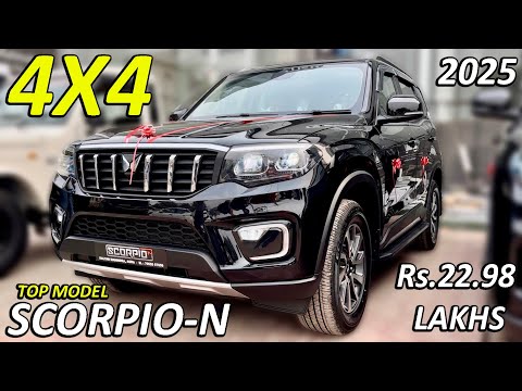 2025 SCORPIO-N 4X4 TOP MODEL Z8L | NEW SCORPIO-N Z8L 4WD MANUAL IS HERE | 4X4 SCORPIO-N BLACK MANUAL