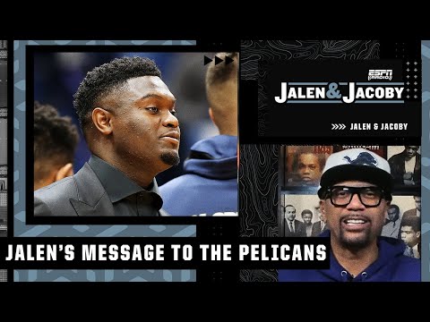 Jalen Rose tells the Pelicans to give Zion a blank check and avoid trading him  | Jalen & Jacoby video clip 