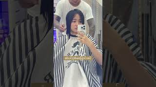 စိတ်ညစ်လို့ ဆံပင်ညှပ် 💇🏻‍♀️ #olivevlog #haircut #layeredhaircut