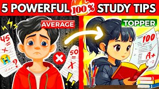 How to Study SMART ?🤯| 5 Secret Study Tips to Increase Your Marks| Secret Tips of Every Topper 🔥