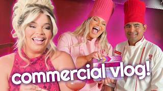 I have a MEAL & COMMERCIAL at BENIHANA!!! 😱 | Behind the Scenes VLOG 💕
