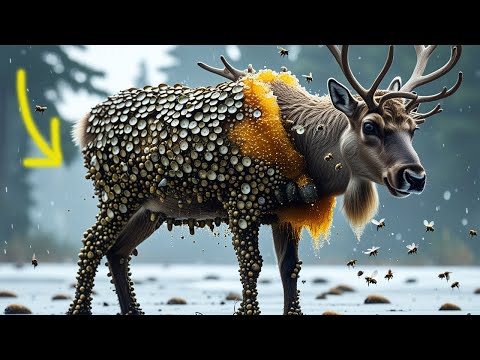 Shocking Rescue: Reindeer Covered in Barnacles! 🦌😱