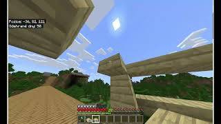 Minecraft stavění dálnice