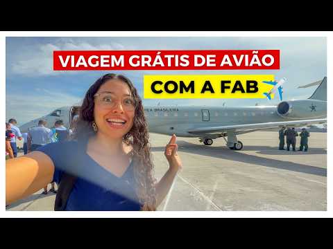 Como viajar de avião DE GRAÇA com a FAB - passo a passo completo