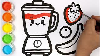 Jus Buah Warna-warni indah yang membuat mu suka buah