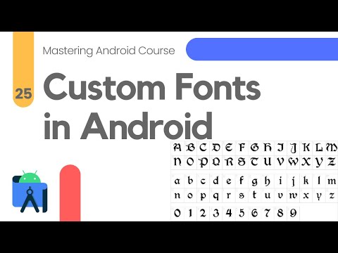 How to add Custom Fonts to Android App - Mastering Android #25