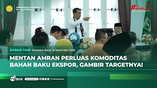 Kejar Swasembada, Mentan Rancang Hilirisasi Komoditas Gambir