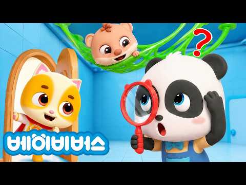 아가는 어디 숨었을까요🤔 + 동요 모음 | 꼬마 슈파 영웅의 숨바꼭질 놀이😆 | 유아동요 | <strong>연속듣기</strong> | 키즈송 | 키키묘묘 | 베이비버스 인기동요 | BabyBus