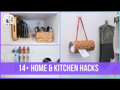 14+ Must-Try DIY HOME and KITCHEN HACKS for organization lovers