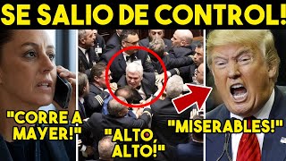 TRUMP AL LIMITE! AGARRAN PLEITO, SALE PRESIDENTA DE INMEDIATO. MAYER EMBARRADO. ES EL FIN