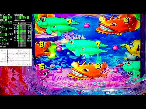 Pスーパー海物語IN沖縄6【沖海6】パチンコライブ配信 海物語ライブ生配信 こあげホール実践実機配信 『こあげ 1064 海物語Live』