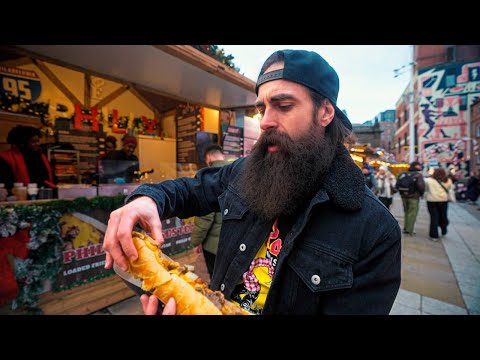 I TRIED TO EAT AT EVERY STALL AT A CHRISTMAS MARKET...£1000 IF I DON'T! | BeardMeatsFood