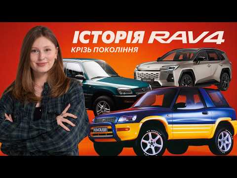 Історія Toyota RAV4: як один автомобіль створив клас кросоверів