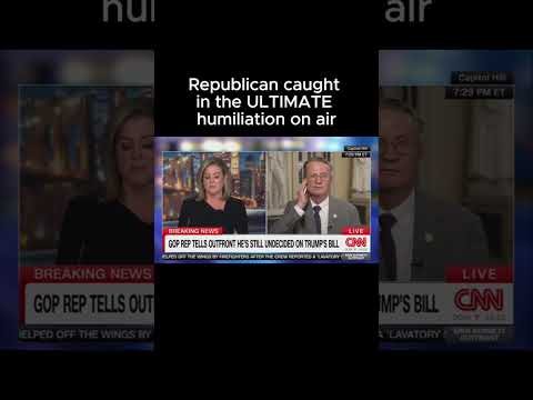 Republican caught in the ULTIMATE humiliation on air