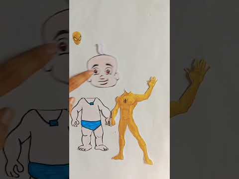 Raju ❤️ Spiderman funny clip 🤣🤣😍 #motupatlufun #littlesingham #america  #brazil #art