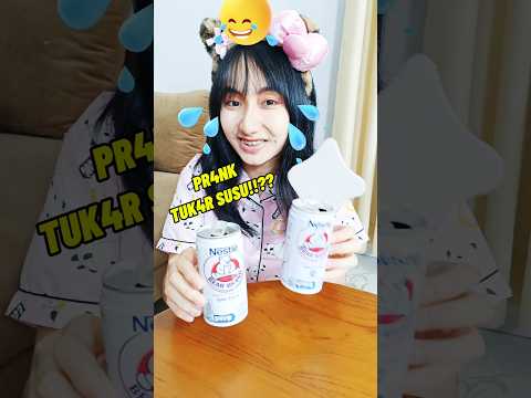 TUMP4HIN SUSU DI L4PTOP!!?? | pandufun #shorts #oliviavalent
