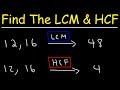 HCF and LCM Concepts