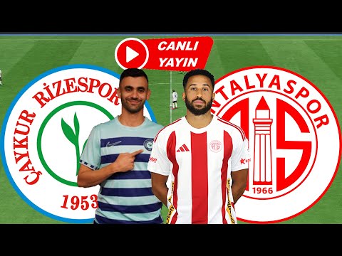 RİZESPOR ANTALYASPOR MAÇI CANLI İZLE