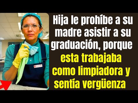 Hija le prohíbe a su madre asistir a su graduación, porque se avergonzaba de ella!