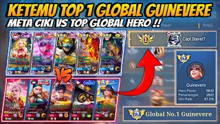 Ketemu Top 1 Global Guinevere !! Meta Ciki Vs Top Global Hero !! Gila Banget Guin Montage Terus !!