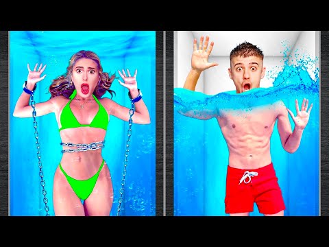 WER ALS LETZTER DIE WASSERBOX VERLÄSST CHALLENGE !