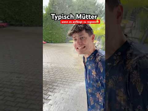 Typisch Mütter - wenn es anfängt zu regnen😂❤️ itsofficialmarco