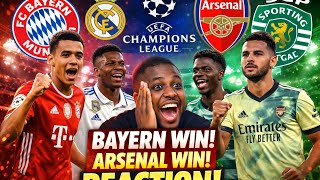 1ST LEG WINS FOR BAYERN & ARSENAL BUT.... REAL MADRID ARE NOT DEAD YET!!! | UCL QF REACTION!!!