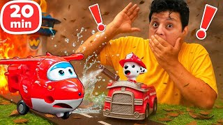 🔥🛫 ¡Incendio en el aeropuerto! 🚒🐾 | Los Paw Patrol en una gran misión de rescate