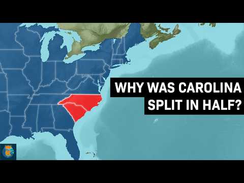 Why is Carolina Split in 2 States?