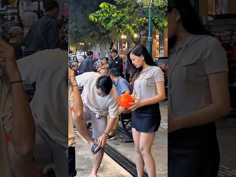 Prank lempar bola auto panik #viralshort #funny #trending