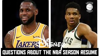 Questions About The NBA Season Resume