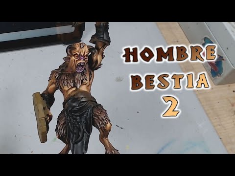 [ESP] PINTANDO  Hombre Bestia # 2  / 75mm / Sorteo mini pintada entre mis subs Twitch