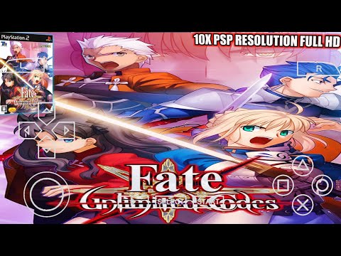 Keren ! Coba Game Fate/Unlimited Code Setting Grafik 10X PSP Lebih HD !